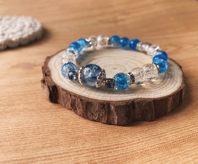 Light blue deals bead bracelet