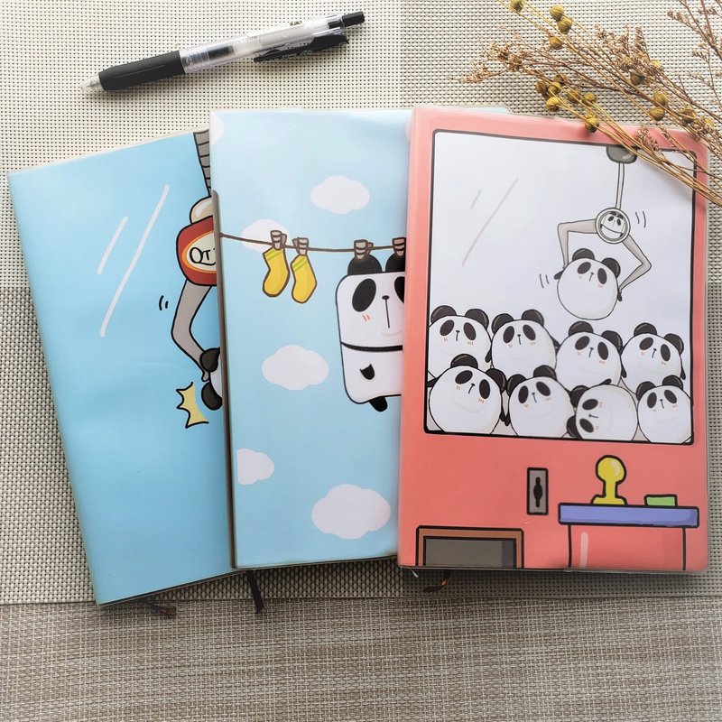 Original Design-Panda Notebook | notebook | - Notebooks & Journals - Paper Multicolor