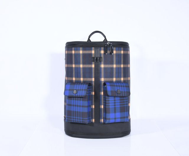 キャプテン M タータン イエロー/ブルー スコットランド チェック柄