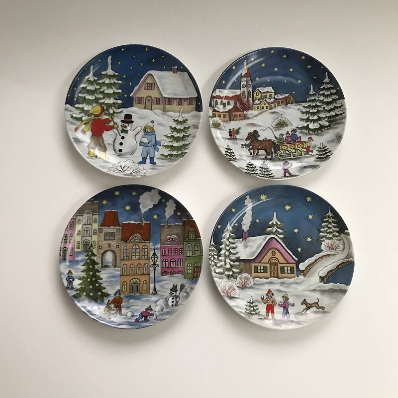 Decorative Wall Plate Kaiser Porcelain | Christmas Fairy Tale Decor