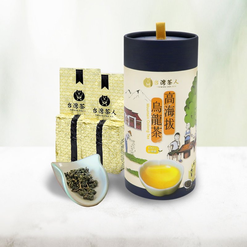 [Gift exchange] 100% Taiwan Tea Small Can - High Altitude Oolong Tea 50gX2 - ชา - วัสดุอื่นๆ 