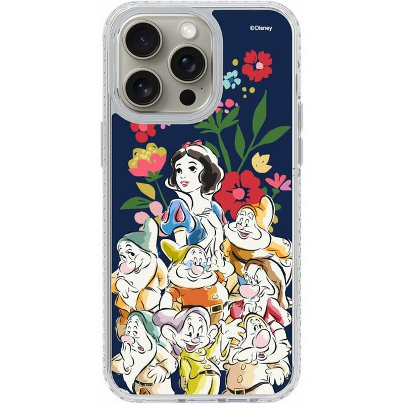 迪士尼白雪公主 iPhone 16 Samsung S25 氣墊標準鏡面手機殼 - 手機殼/手機套 - 塑膠 多色