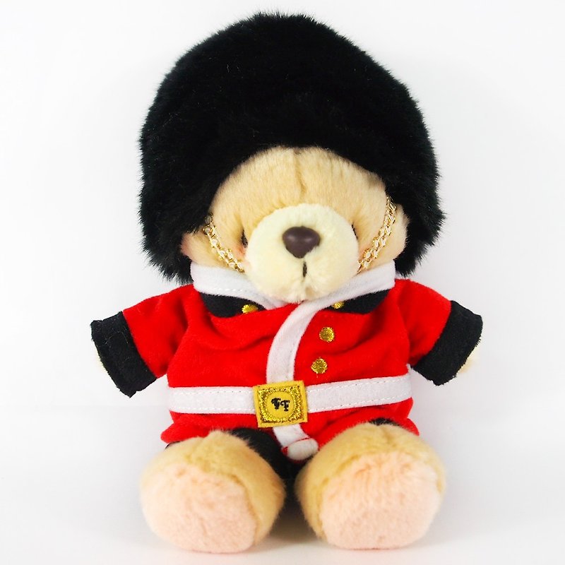 4.5 inch/Royal Guard Fluffy Bear [Hallmark-ForeverFriends Fluff -30th Anniversary] - ตุ๊กตา - วัสดุอื่นๆ สีแดง