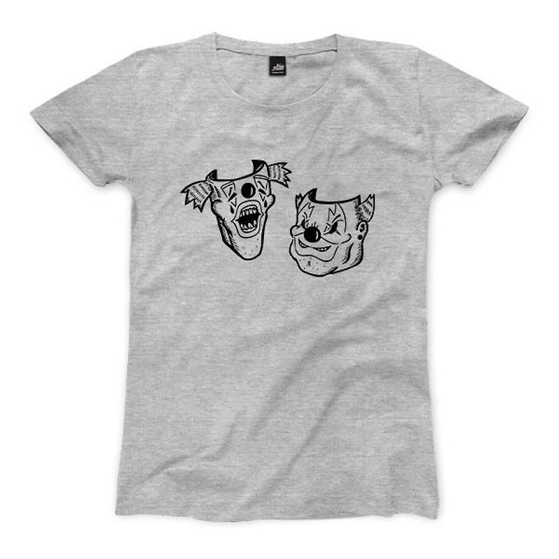 Fat thin ugly ugly brother brother - Deep Heather Grey - Women's T-Shirt - Women's T-Shirts - Cotton & Hemp Gray