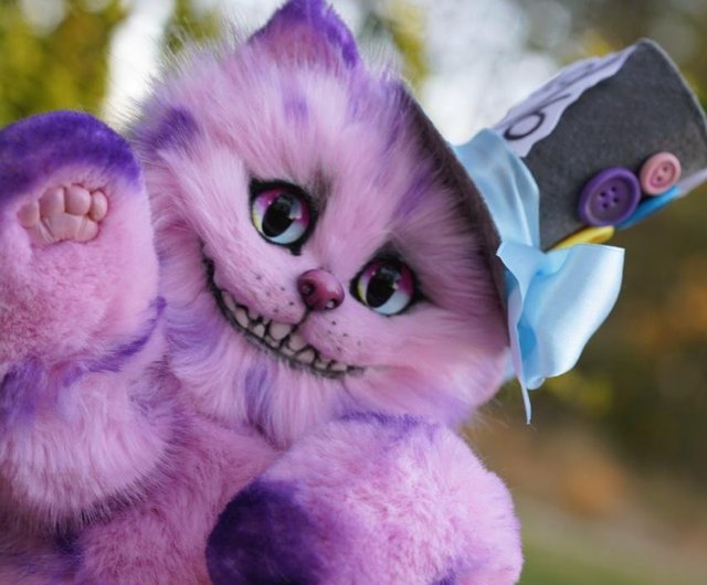 ピンクのチェシャ猫 - ショップ Monkey Business Toys 人形