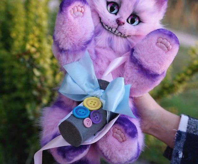 ピンクのチェシャ猫 - ショップ Monkey Business Toys 人形