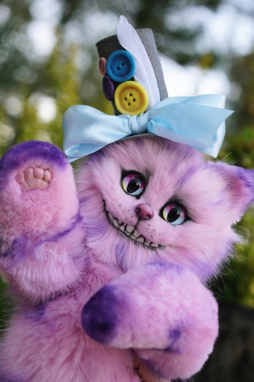 ピンクのチェシャ猫 - ショップ Monkey Business Toys 人形