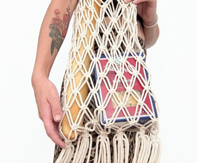 Macrame bag. A wicker bag. Shopper Shop Remeslo Other Pinkoi