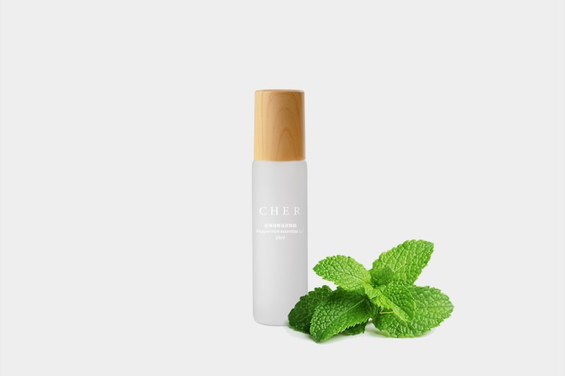 Pure Peppermint Essential Oil Roll-on Bottle 10ML - Insect Repellent - Glass Transparent