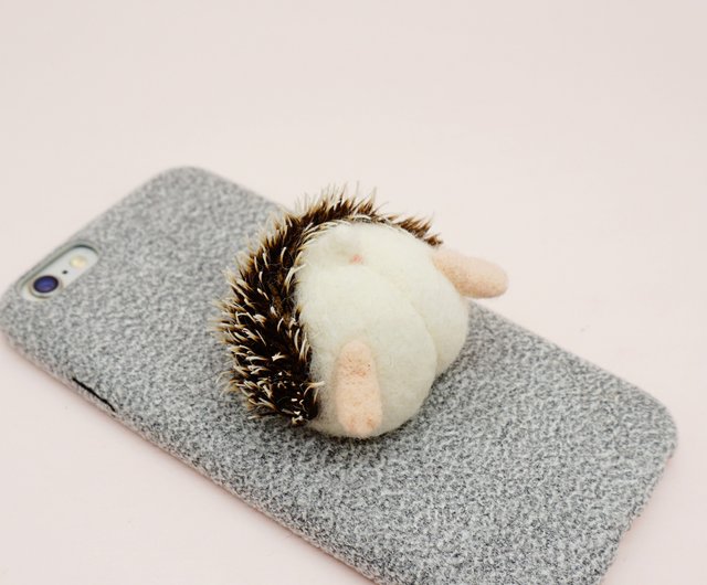 Needle Felting Hedgehog Butt Funny Gifts Phone Case Fridge Magnet