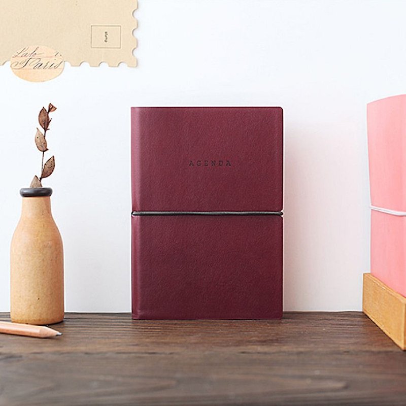 livework-178 days of life record log (no aging) - Burgundy red, LWK52902 - Notebooks & Journals - Paper Red