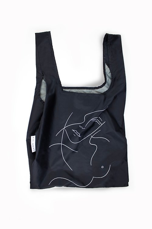 Kind Bag 台灣 SS23 英國Kind Bag-環保收納購物袋-中-Kit Agar聯名-伊莉莎白