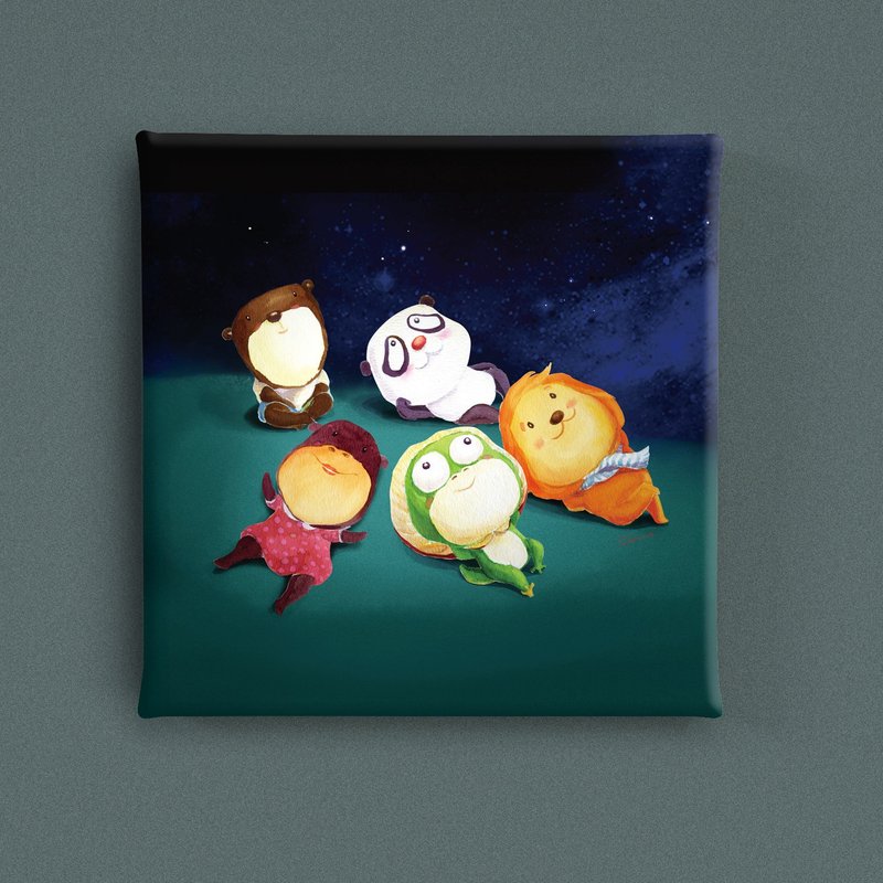 星空 無框畫 複製畫 壁飾 擺飾 - 壁貼/牆壁裝飾 - 防水材質 