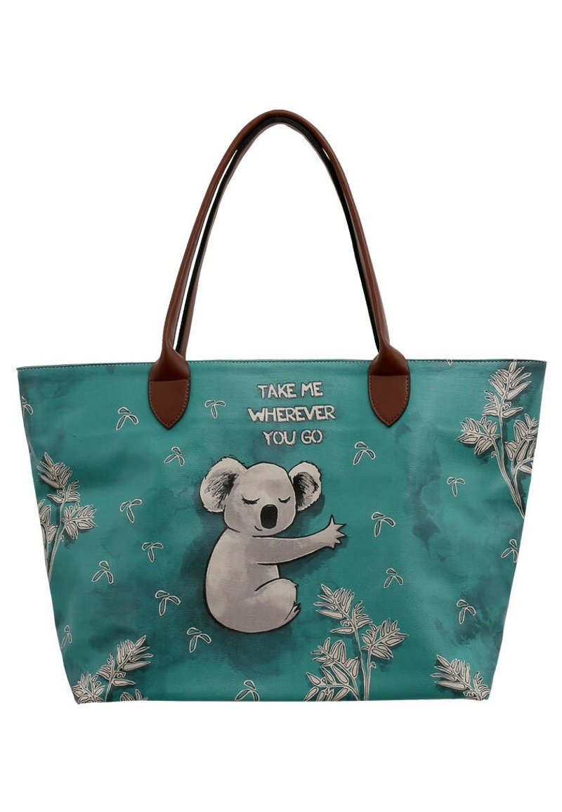 2 Versions - Australia Koala Shoulder & Beach Travel Bag - กระเป๋าถือ - ไฟเบอร์อื่นๆ หลากหลายสี