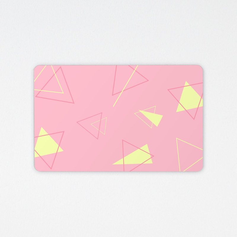 Pink Geometry | Easy Card Practical Gift