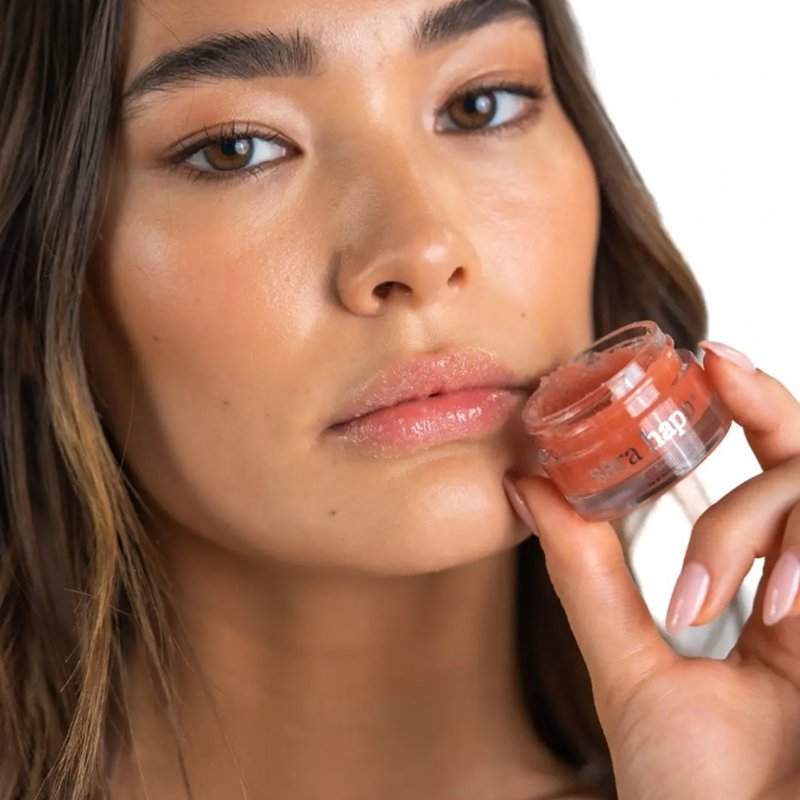 Sara Happ The lip scrub: sparkling peach - Lip Care - Concentrate & Extracts Multicolor