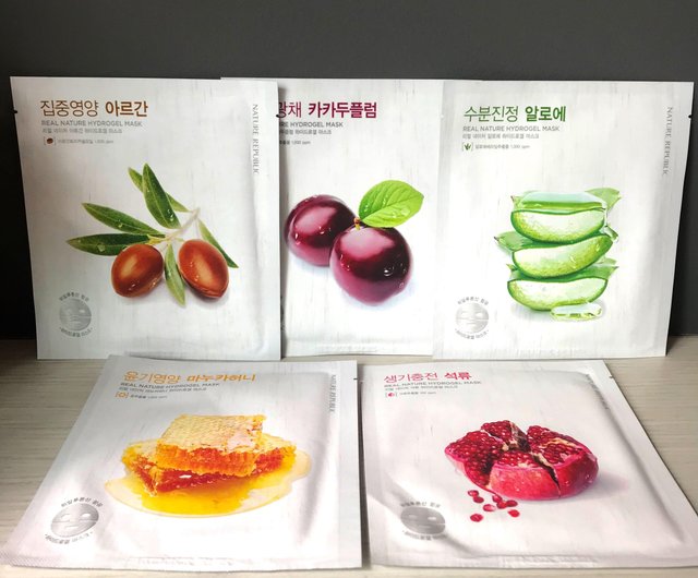 Nature Republic True Natural Series Mask Gel Series Mask
