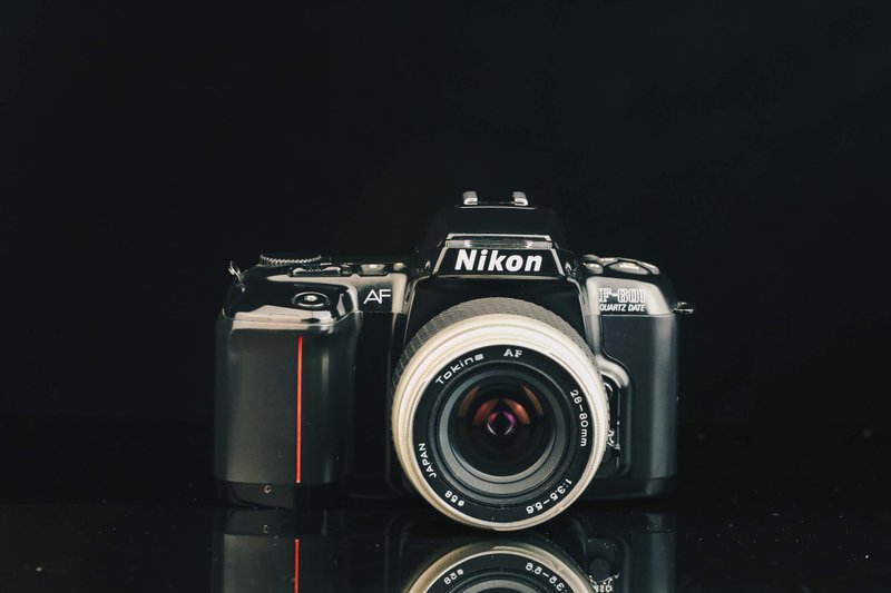 Nikon F-601+Tokina AF 28-80mm F=3.5-5.6 #7009 #135底片相機 - 相機/拍立得/底片相機 - 其他金屬 黑色