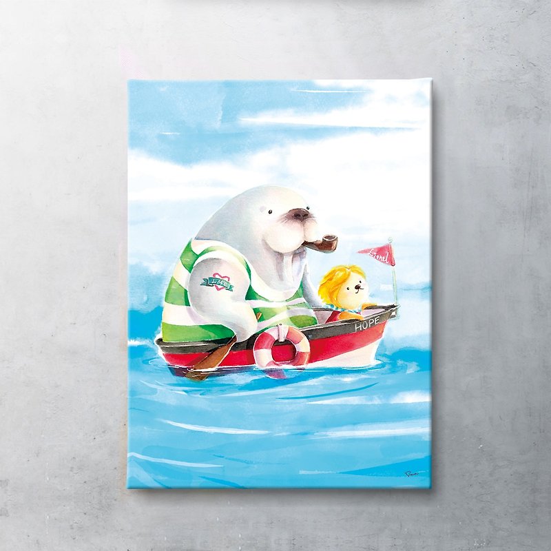 Mr. walrus replica painting - Posters - Waterproof Material 
