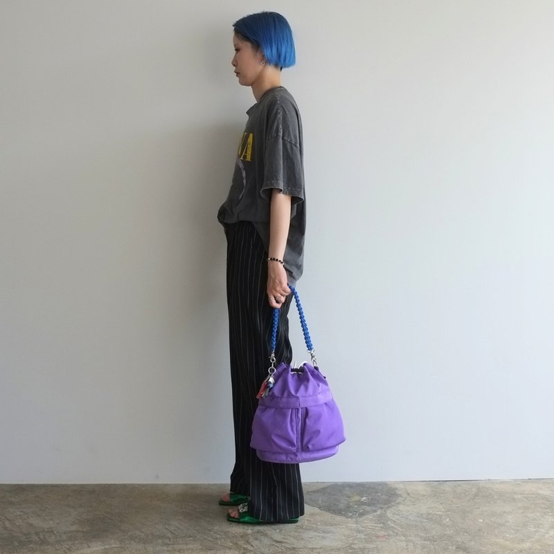 kinchaku code 2 way tote(C23003) 斜背包 女包 側背包 - 手提包/手提袋 - 聚酯纖維 多色