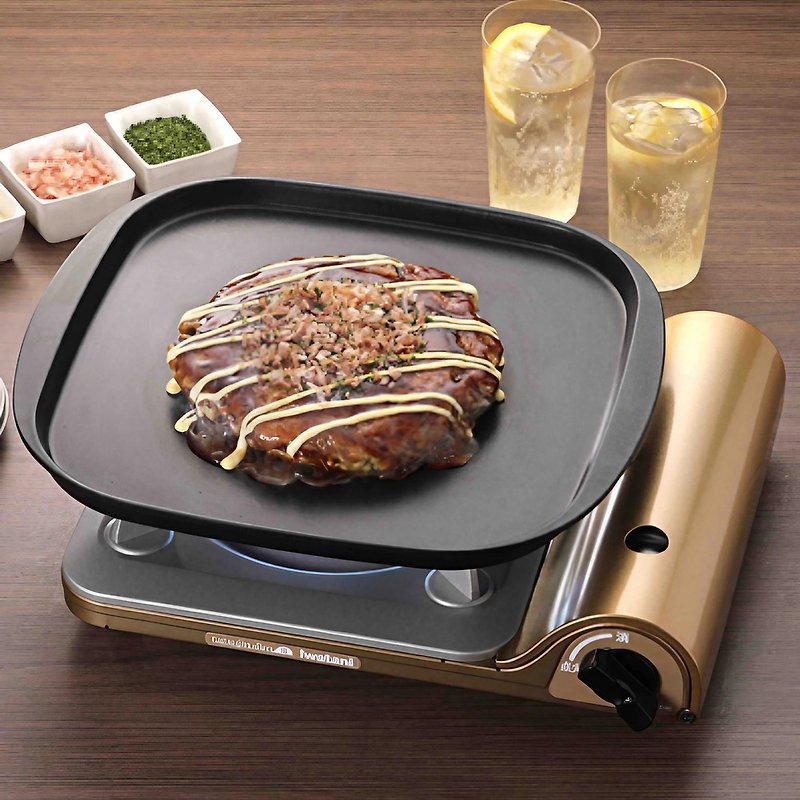 [Iwatani Iwatani] Daren slim magnetic ultra-thin high-efficiency commemorative gas stove-gold - Camping Gear & Picnic Sets - Other Materials 