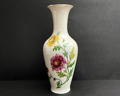 HappyDuckVintage 象牙瓷復古花瓶 來自 ESCHENBACH BAVARIA 德國 1950 年代