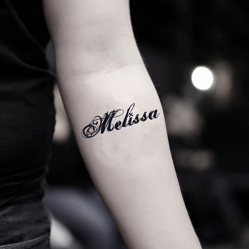 Melissa Temporary Fake Tattoo Sticker (Set of 2) - OhMyTat