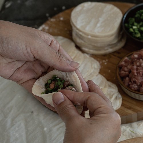 御藏 主廚手作料理 御藏-手工鮮肉水餃(韭菜豚肉)