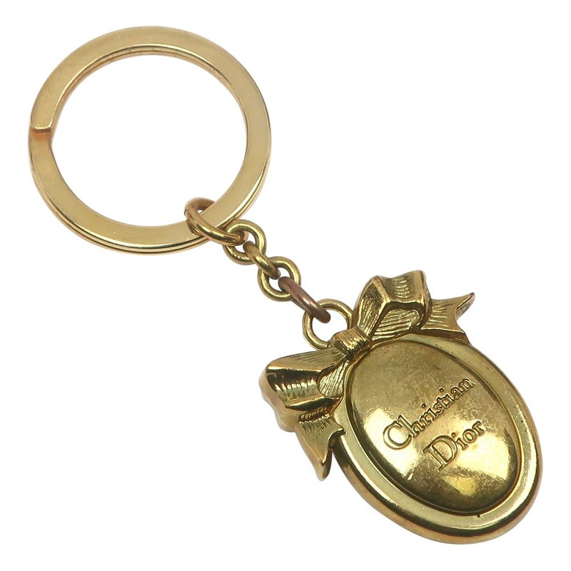 【日本直送】クリスチャンディオール Dior キーホルダー 金メッキ ゴールド レディース【中古】 - 鑰匙圈/鑰匙包 - 其他金屬 金色