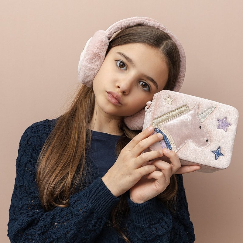 英國Mimi & Lula AW25_夢幻王國_獨角獸方形側背包 - 嬰兒手鍊/飾品 - 聚酯纖維 