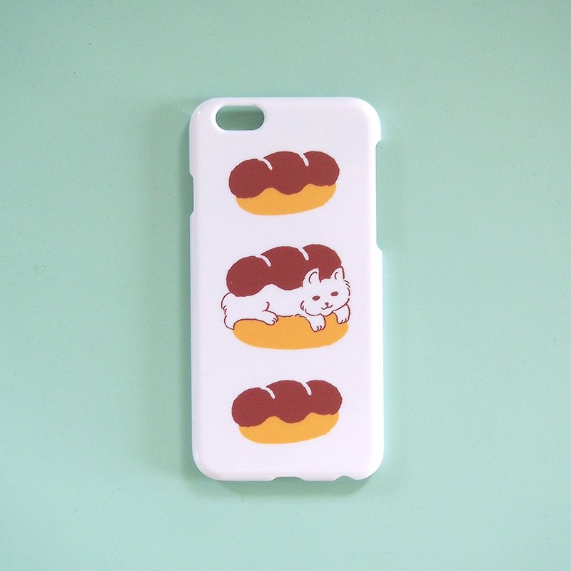 Smart phone case - Cat & Bread - - Phone Cases - Plastic Transparent