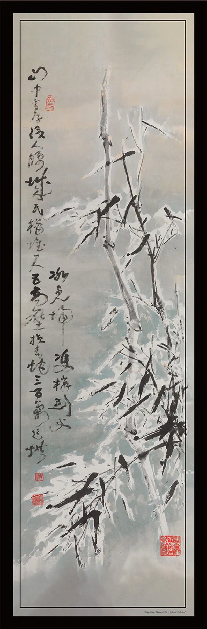 【高風亮節】香港藝術館IP聯乘經典長絲巾|國潮港風新中式 - 圍巾/披肩 - 絲．絹 