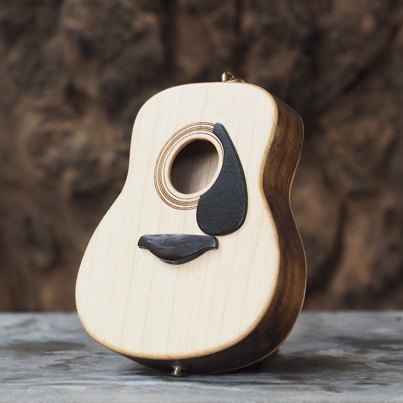 Wood Charms White - DREADNOUGHT keychain