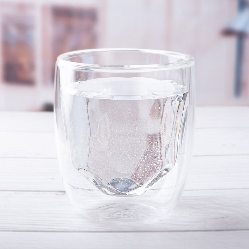QDO Elements - Metal - Cups - Glass Transparent