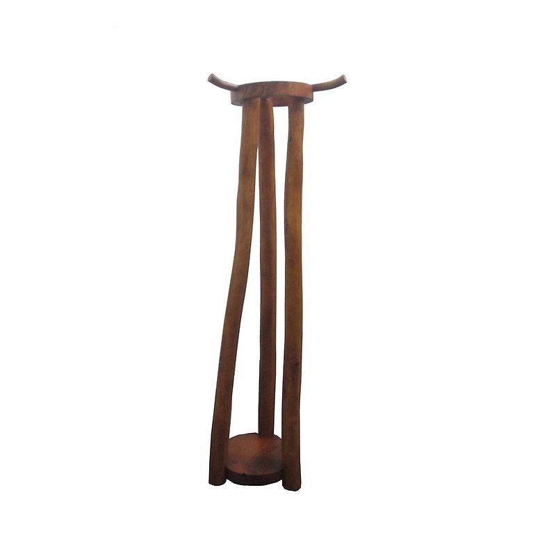 JatiLiving |Teak wood hanging rack/coat rack EFAOT041 - Hangers & Hooks - Wood 