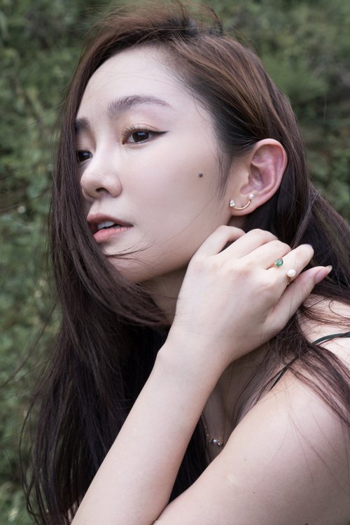 ARTISMI 從容微笑珍珠耳環 925銀厚鍍18K金 Sorriso Pearl Earring