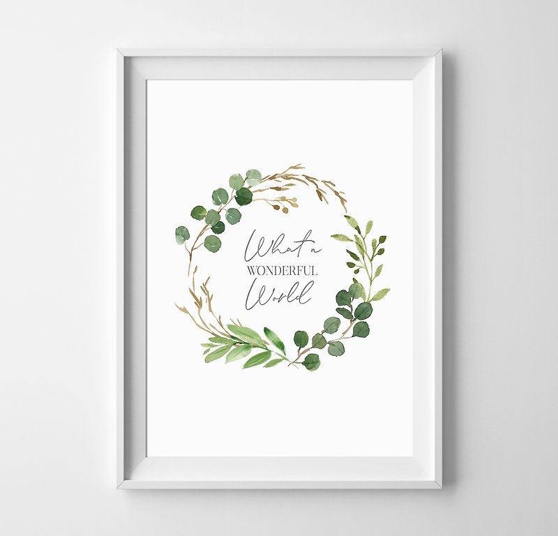 what a wonderful world customizable posters