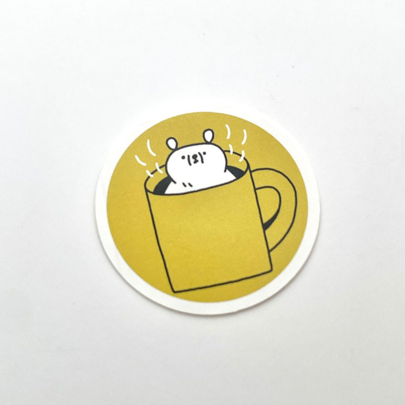 馬克杯 貼紙 - 貼紙 - 紙 白色