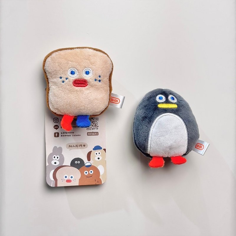 Romane Brunch Brother x Rakuwanduo Plush Magnet - Items for Display - Other Materials 