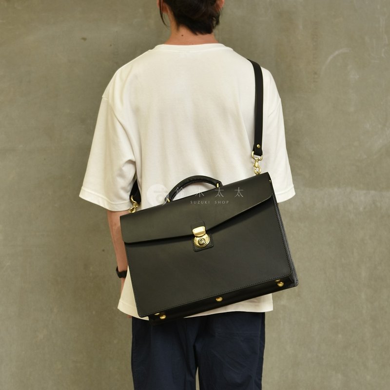 日本職人手作皮革Organ兩用商務公事包 G-93 - 公事包 - 其他材質 多色