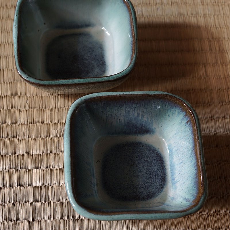 Matsushiro-yaki square bowl - Small Plates & Saucers - Pottery 