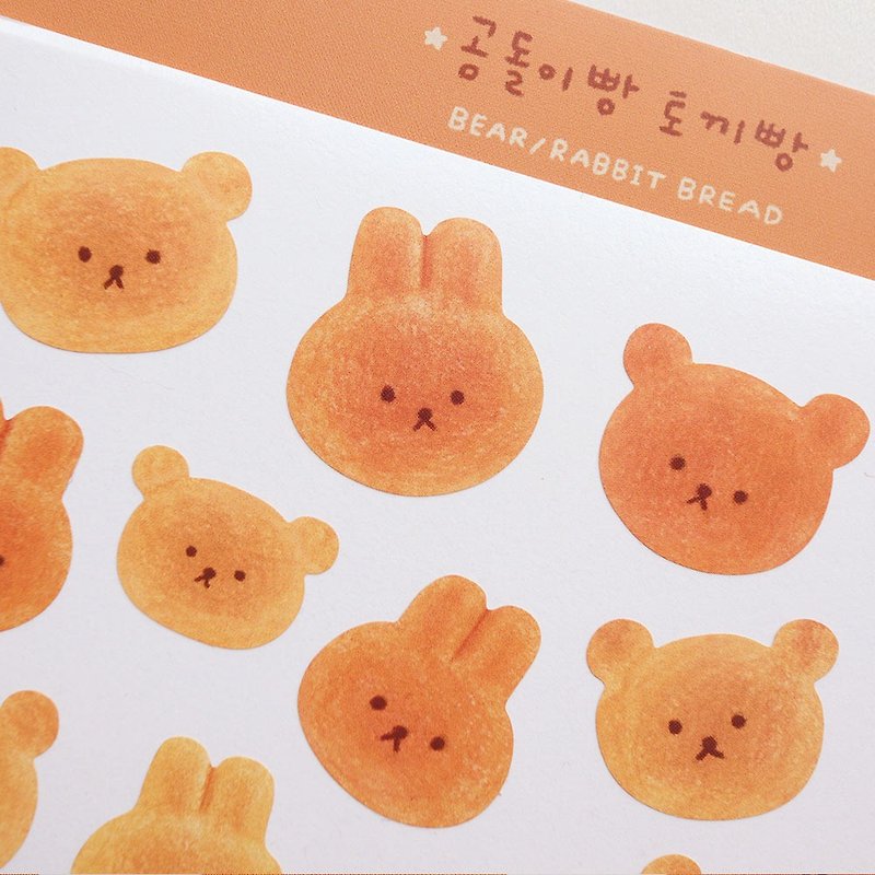 Bear / Rabbit Bread Stickers - KWONI