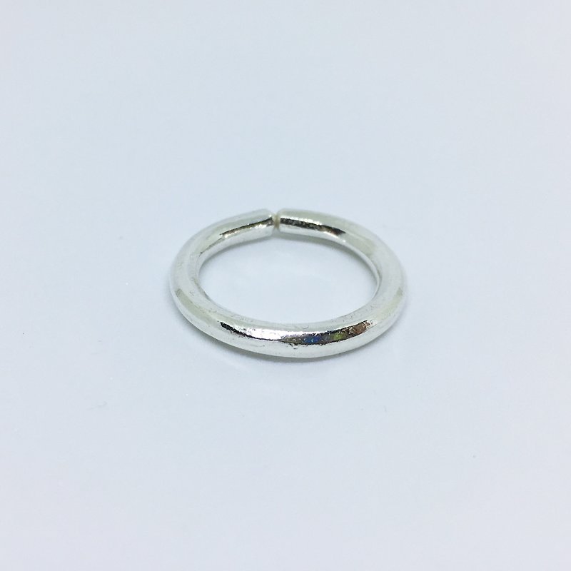 ► C ring ◄ 925 open circles silver silver ring hand ring Nanjie - General Rings - Other Metals Gray