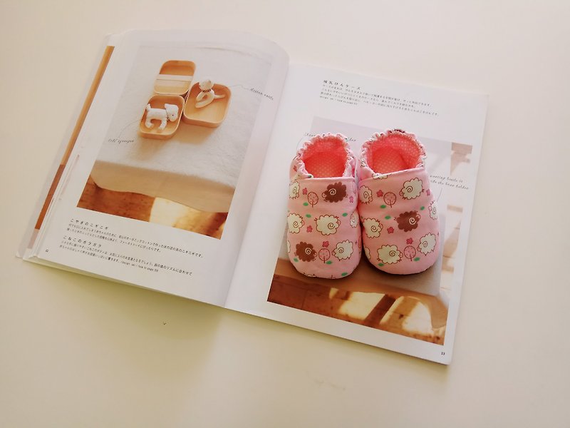 粉粉羊生日禮物 週歲禮 嬰兒鞋 寶寶鞋15/16 - 童裝鞋 - 棉．麻 粉紅色