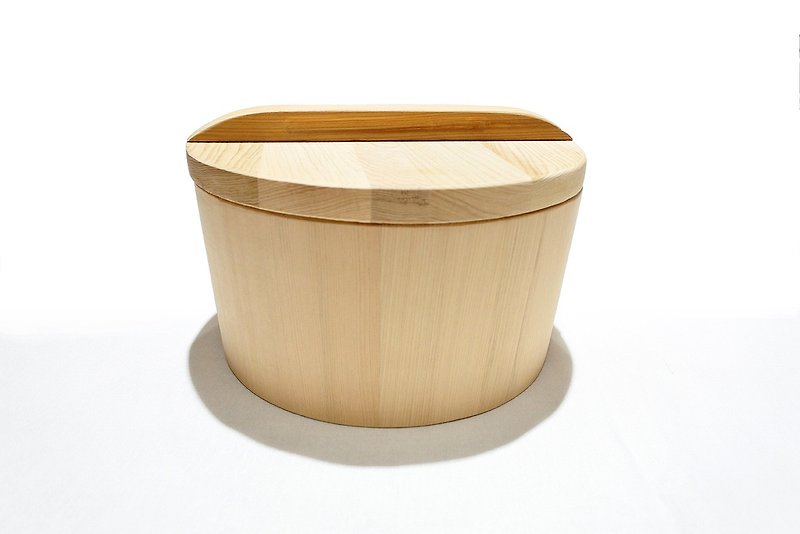 【出清】台灣檜木大儲米桶 - 廚具 - 木頭 咖啡色