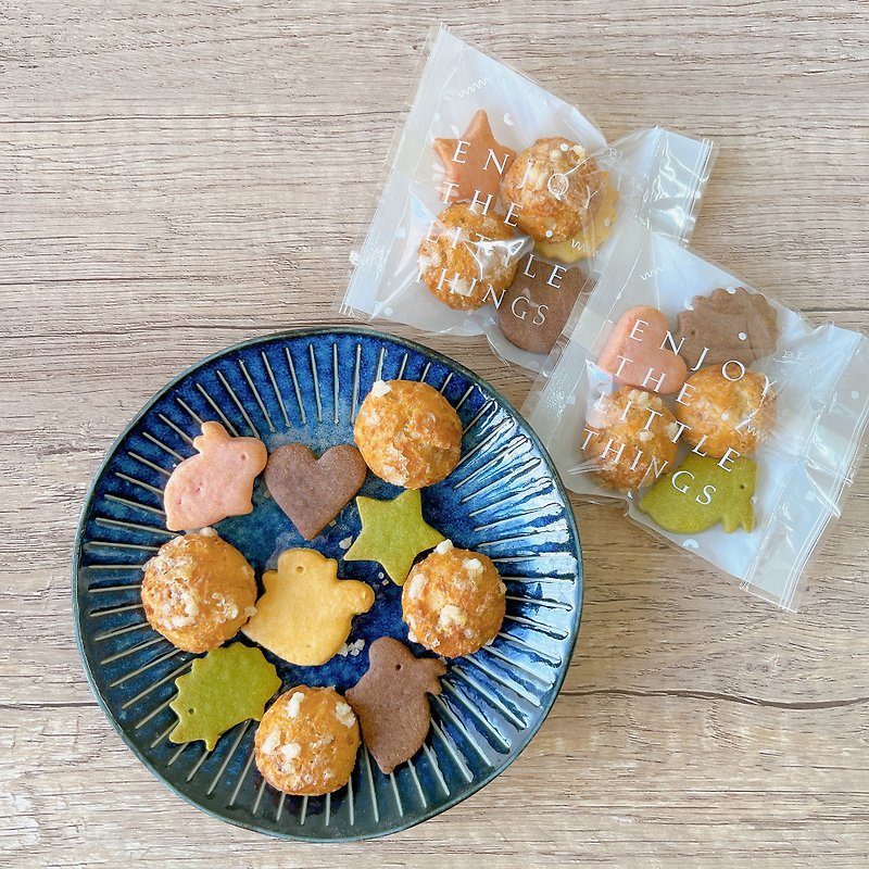 [Kindergarten Sharing Gift] Mini Xiaodai | Crispy Sugar Puffs | Handmade Cookies | Graduation Gifts - คุกกี้ - อาหารสด 