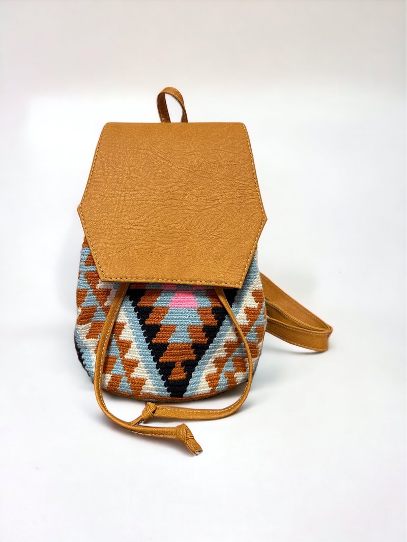 Wayuu Mochila Backpack - Backpacks - Cotton & Hemp Multicolor