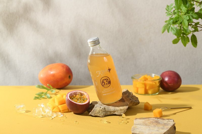 【Kai】有機芒果百香果康普茶 330ml*12瓶 - 養生/保健食品/飲品 - 新鮮食材 多色