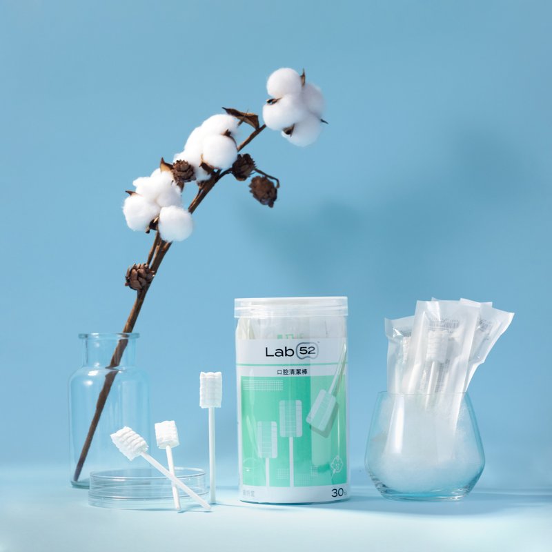 【Lab52 齒妍堂】兒童口腔清潔棒 30入/罐 - 牙刷/口腔清潔 - 其他材質 白色