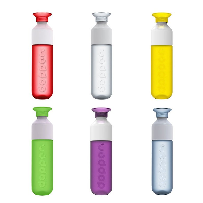 グッディバッグ - オランダdopperボトル450ミリリットル - アルコール、蜂蜜、緑、青、紫のぬいぐるみ、（2を選択5）熱 - その他 - プラスチック 多色